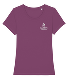 Embroidered Logo Organic Fitted Tee - Women's