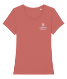 Embroidered Logo Organic Fitted Tee - Women's